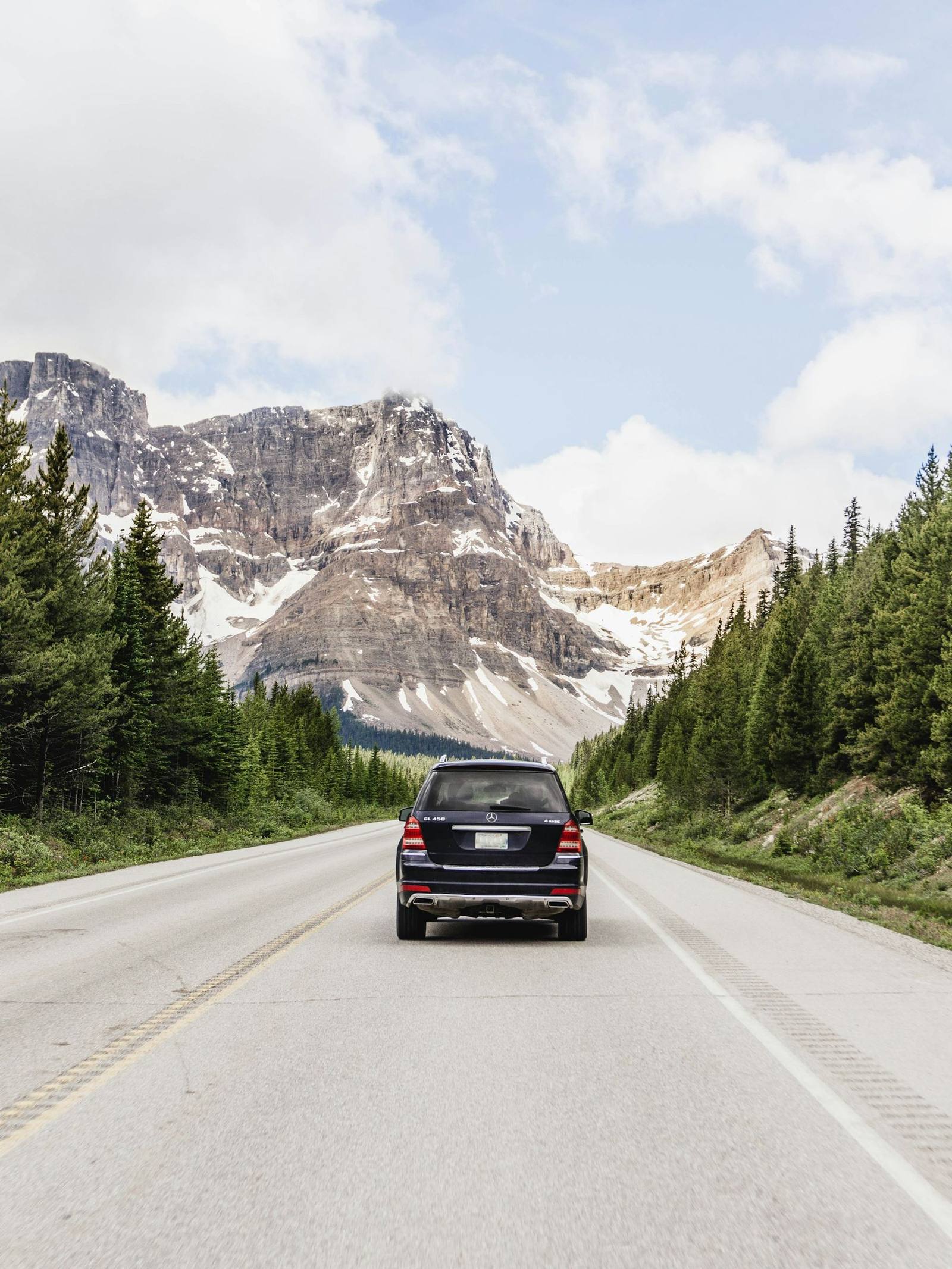 A vehicle on the open road outside Denver